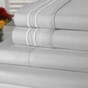 Lux Bed Sheet Set | KING | Light Gray